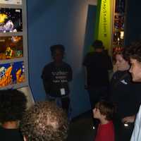 <p>Guides walked visitors through video game history at the Hudson River Museum&#x27;s &quot;The Art of Video Games&quot; exhibit in Yonkers.</p>