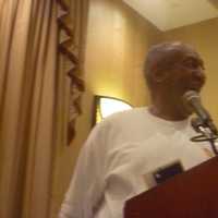 <p>Bill Cosby cracks up the crowd at the Doubletree Hotel in Tarrytown.</p>