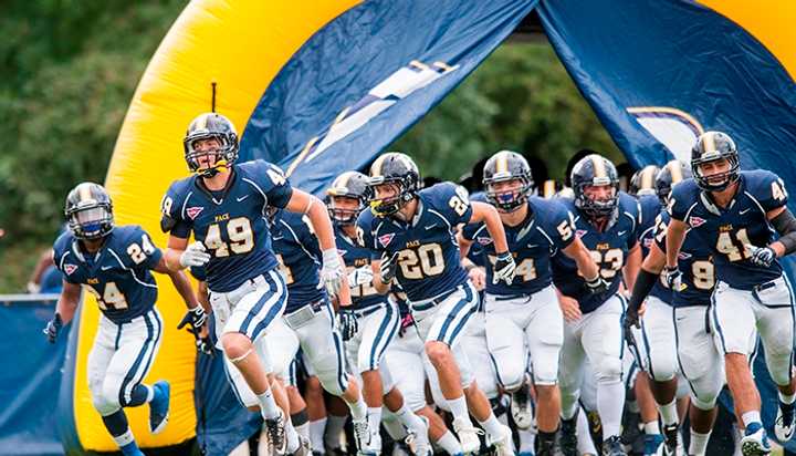 Pace University football coach Andrew Rondeau announces incoming recruits for the fall season.