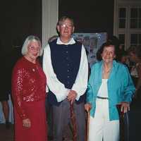 <p>Former Town Councilwoman Vicki Ford, Eastchester Town Historian Richard Forliano and Founder-Descendant Mrs. Hefti</p>