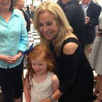 <p>Kathie Lee Gifford poses with McKenna Boysan of Stamford, Conn. </p>