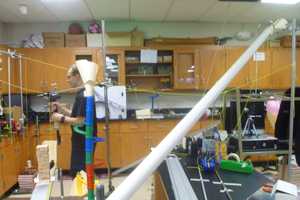 Yorktown Students Build Rube Goldberg Machine