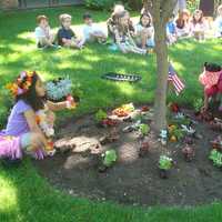 <p>Students from the Chapel School and volunteers from Goldman Sachs Community Team Works planted flowers and shrubs around the Chapel School. </p>