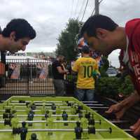 <p>Vahid Khakeabazan, left, attends Westchester Community College. </p>