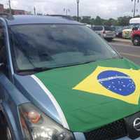 <p>Cococabana patrons show their Brazilian pride. </p>