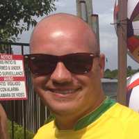 <p>Tony Marcins, of Norwalk, is rooting for Brazil. </p>