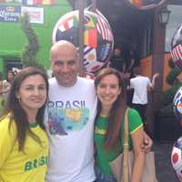 <p>Rick Teixeira, of Stamford, is rooting for Brazil. </p>