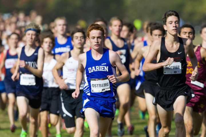 Darien&#x27;s Alex Ostberg won the 5k Friday at the New Balance Outdoor National Championships in North Carolina.