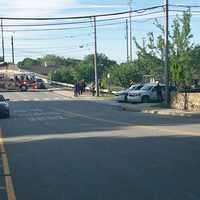 <p>Fairfield police are blocking the Unquowa entrance to the train station on Friday morning on the report of a suspicious package. </p>