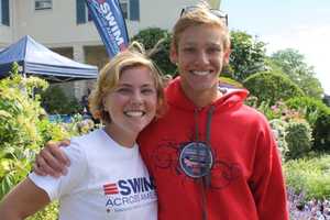 Swimmers Hit Stamford Waters To Fight Cancer