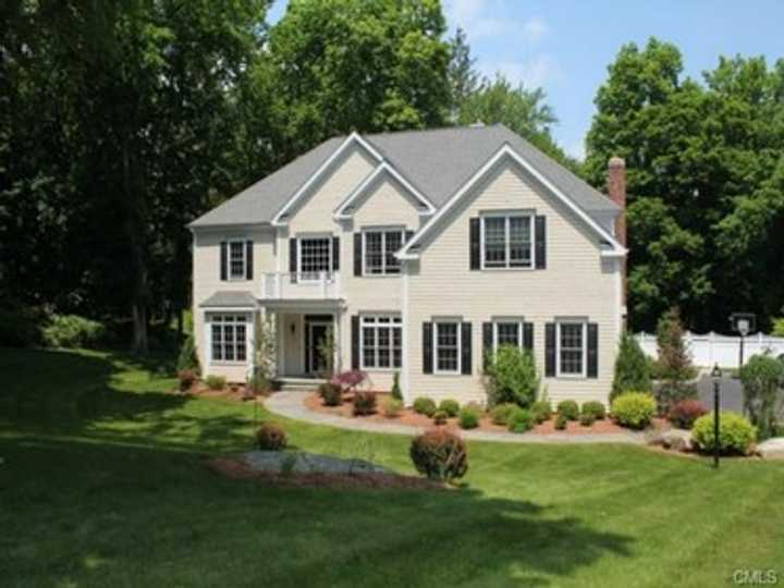 The house at 16 Great Rocks Place in Ridgefield is open for viewing on Sunday.