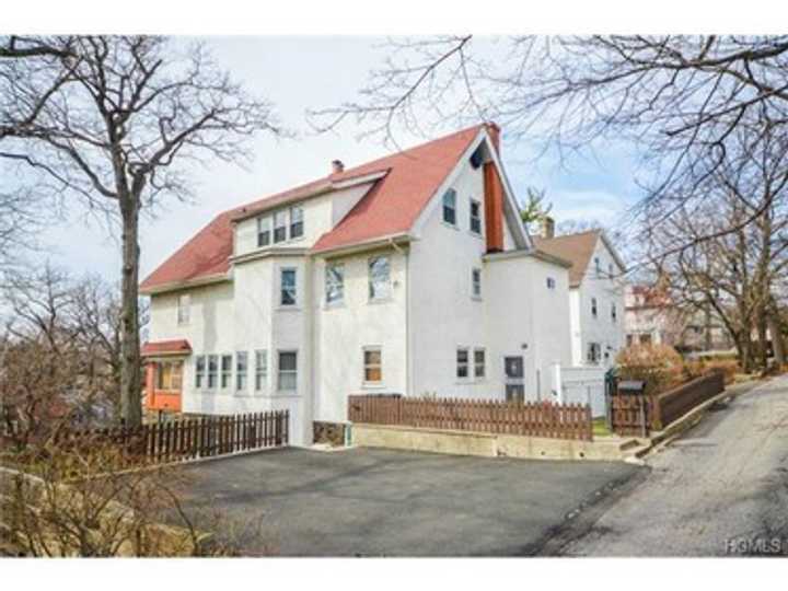 This house at 272 Van Cortlandt Park Ave. in Yonkers is open for viewing on Sunday.