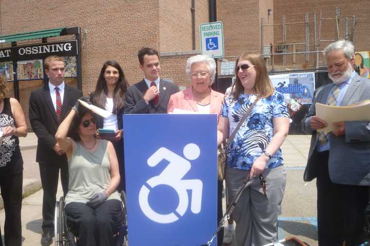 Carlucci and Galef Fight For Change In Handicap Accessible Signage