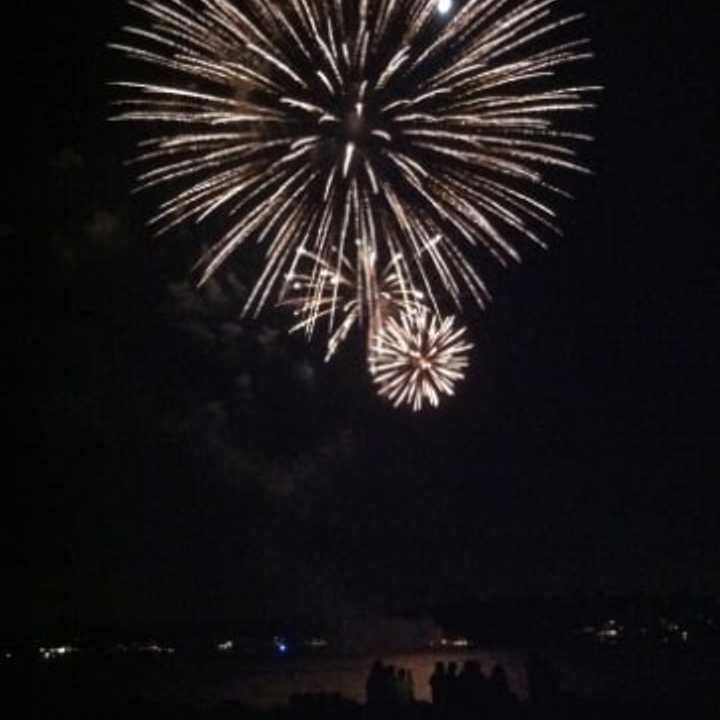 Fireworks light up the sky in Stamford at a previous July 4th celebration.