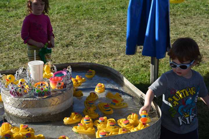 Carmel resident Jesse Cohen, 2, at the Tilly Foster Farm Country Fair.