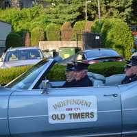 <p>An old timers vehicle, one of several for each of Mount Kisco&#x27;s fire companies.</p>