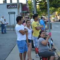 <p>Onlookers at the parade.</p>