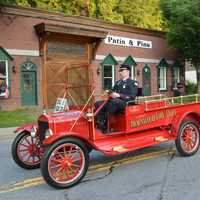 <p>An antique Thornwood firetruck in Mount Kisco&#x27;s parade.</p>