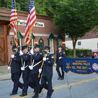 <p>Mahopac Falls firefighters in Mount Kisco&#x27;s parade.</p>