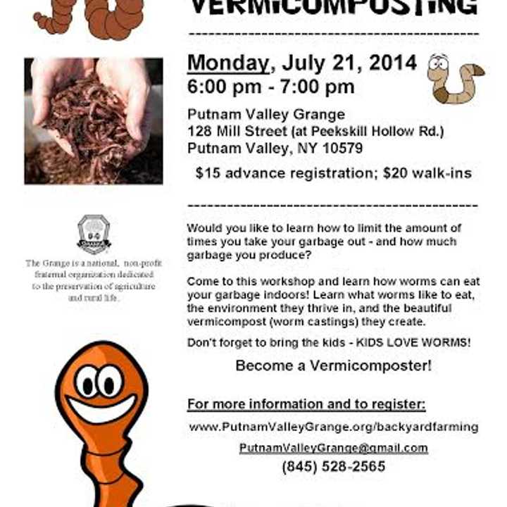 Putnam Valley Grange is teaching residents the art of vermicomposting. 