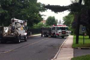 Ely Ave. Blocked, Power Outages Reported After Pole Fire In Norwalk