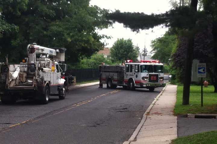 Ely Ave. Blocked, Power Outages Reported After Pole Fire In Norwalk