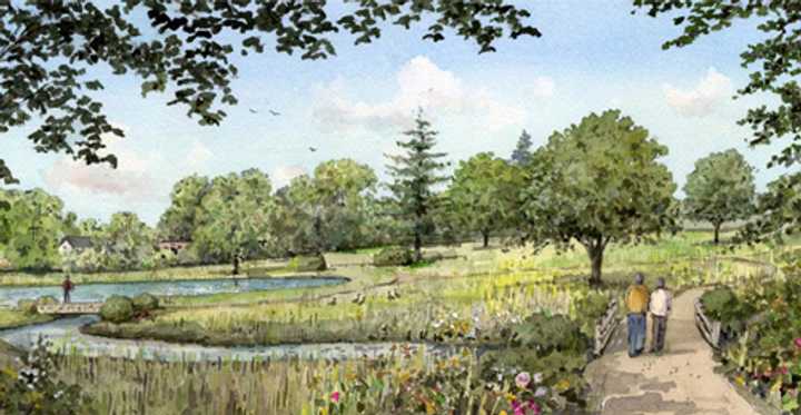 A rendering of the proposed conservancy. 