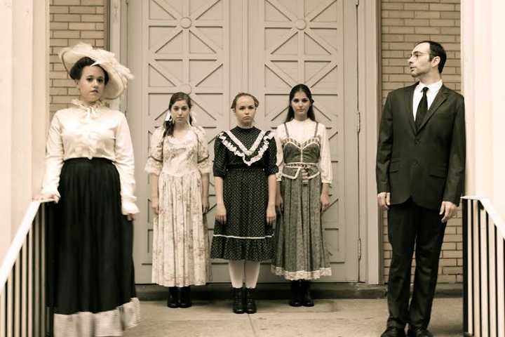 From left: Betsy Simpson, Victoria Kulak, Casey ODonnell, Rita Toka, Jim Roumeles. 