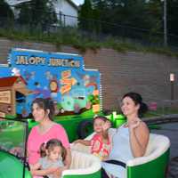 <p>Pictured in the front row are Cortlandt Manor resident Corin Loguidice with her 2-year-old daughter, Michaela. In the back are North Salem resident Julia Levesque and her 2-year-old daughter, Kinsey.</p>