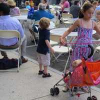 <p>Children of all ages took to the streets of Bronxville to dance.</p>