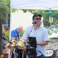 <p>Bronxville drummer and vocalist Ken Nichols. </p>