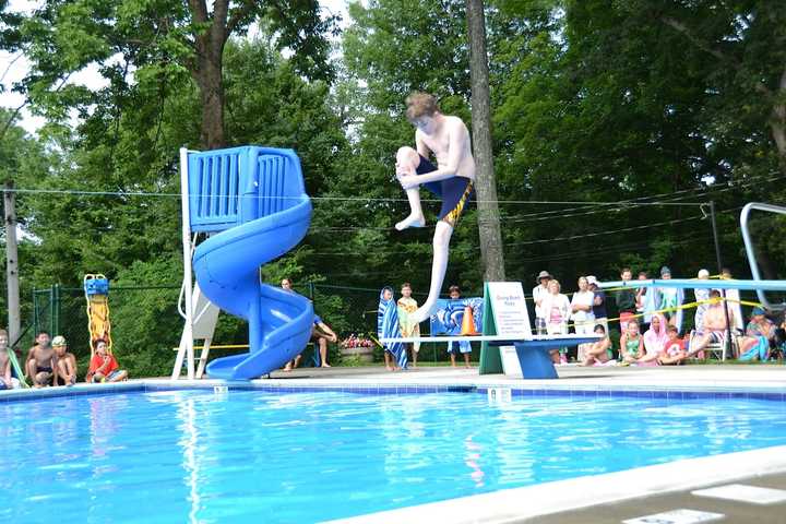 Divers did their best tricks at the Chappaqua Swim &amp; Tennis Invitational meet, July 20.