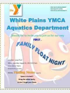 White Plains YMCA Plans Family Float Night