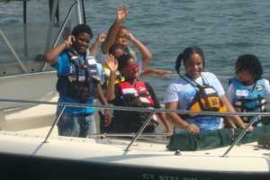 Campers Try Out Their Sea Legs On The Sound In Darien