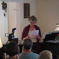 <p>Greenwich resident Lynn Arezzini  speaks about her autistic son Karl and their concerns about state funding. </p>