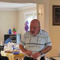 <p>Stamford resident Michael McNulty speaks about his experiences with his disabled child. </p>