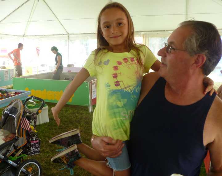 Devonia Odum enjoys herself at a previous Putnam County 4-H Fair.