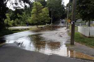 Water Main Break Closes East Rocks Road In Norwalk