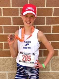 Wilton Running Club Girl Finishes 7th In Race In Junior Olympics