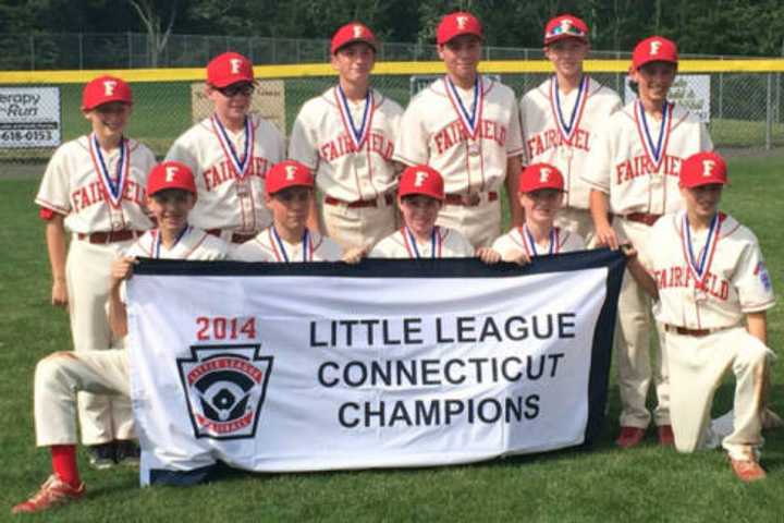 The Fairfield American Little League team will open play in the New England Region tournament Friday against Vermont. 