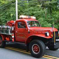 <p>An old South Salem firetruck was part of the fire department&#x27;s parade.</p>