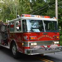 <p>A South Salem firetruck in the fire department&#x27;s parade.</p>