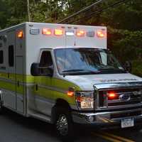 <p>A Lewisboro ambulance rides in the South Salem parade.</p>