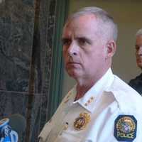 <p>Greenwich Police Chief James Heavey talks during a press conference Thursday about the boating-related death of 16-year-old Emily Fedorko on Wednesday.</p>