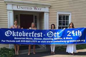Co-Chairs Preparing For Greenwich United Way Oktoberfest