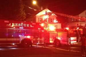 New Canaan Fire Department Helps Fight Blaze At Norwalk Home