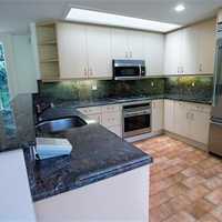 <p>The kitchen has been updated in  the New Canaan home built in 1954. </p>