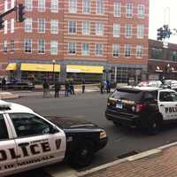 <p>There is a heavy police presence near Famous Pizza in the heart of SoNo on Wednesday afternoon. </p>