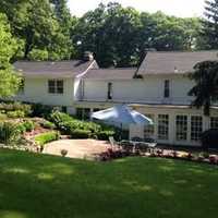 <p>A view of the meticulously maintained grounds at 23 King St. in Danbury.</p>