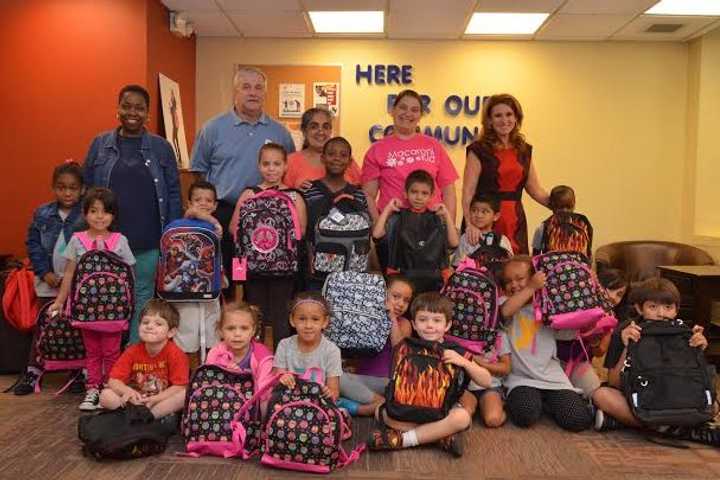 Kids Help Build Backpacks For Children In White Plains Y Day Care